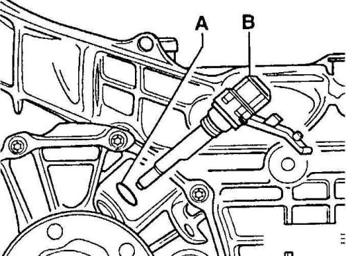 где расположен датчик скорости на audi 100 1993 года