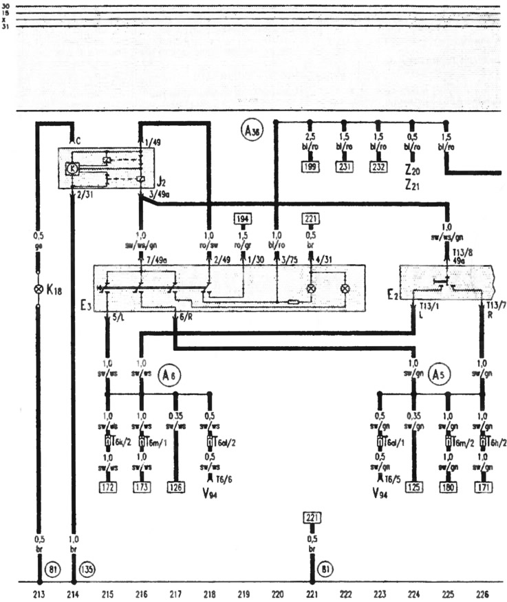 Выключатель аварийной световой сигнализации, выключатель указателей поворота, реле аварийной…