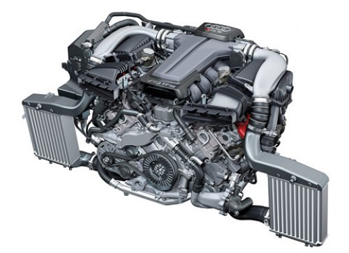 Пятилитровый V10 TFSI хоть и алюминиевый, но весит 278 кг. В наддувной «восьмерке», которой…
