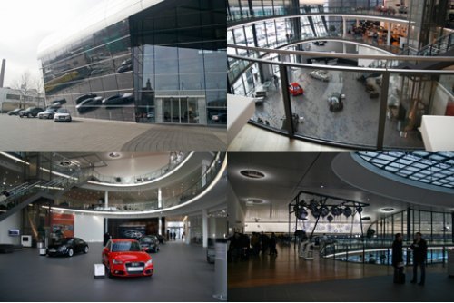 Представительский центр Audi Forum был открыт в 2005 году. Вопреки логике «четырех колец» он имеет…