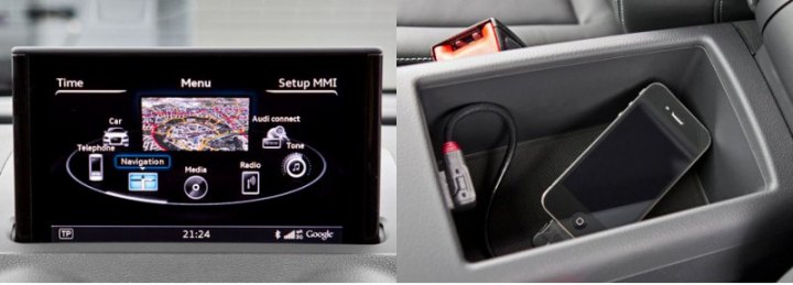 Центральный дисплей толщиной 11 мм обладает разрешением 800 на 480, а графический чип Tegra 2…