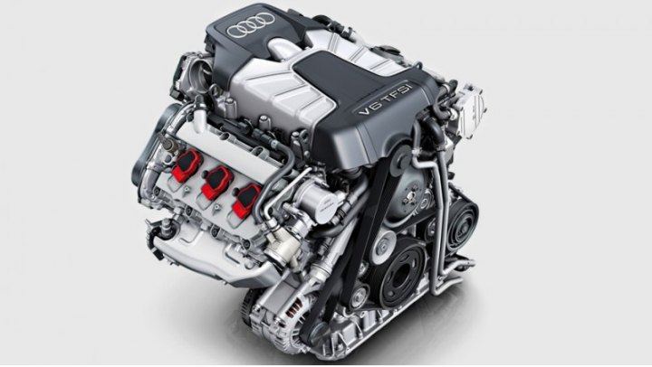 Двигатель V6 3.0 TFSI с непосредственным впрыском, регулировкой фаз газораспределения на впуске и…