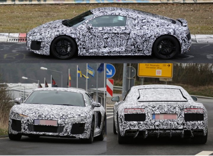 Audi R8 следующего поколения уже на тестах. Фотошпионы отсняли купе на Нюрбургринге и в его…