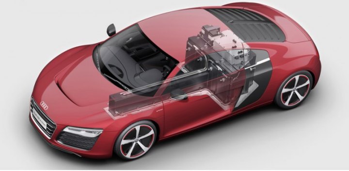 Купе R8 e-Tron поступит к европейским дилерам в 2015 году. В финальном варианте оно проходит на…