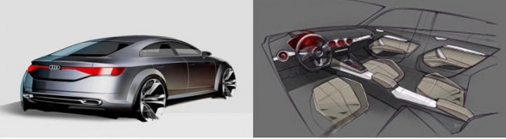 Компания Audi готовит свой ответ купеобразному седану Mercedes CLA. В Сеть попали первые скетчи…