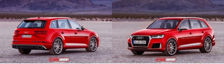Так «зажигалка» Audi RS Q7 выглядит в воображении художников X-Tomi Design.
