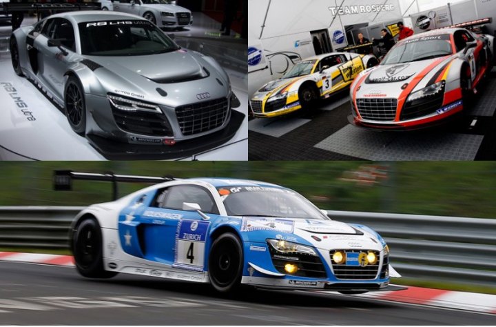 Гоночный Audi R8 LMS первого поколения появился в 2009 году и потом не раз модернизировался.…