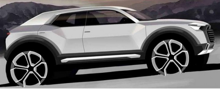 Все официальное по модели Q1, что мы на сегодняшний день видели от Audi, — вот этот единственный…