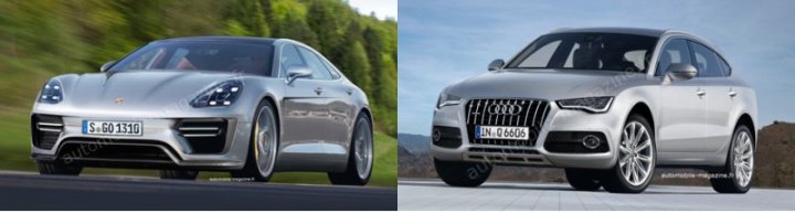 Так художник L’automobile представляет себе Pajun и Q6. Оба автомобиля в длину будут насчитывать…