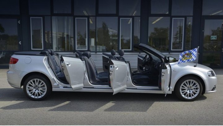 Под переделку попал кабриолет Audi A3 с пакетом внешнего стайлинга S-line, обутый в 17-дюймовые…