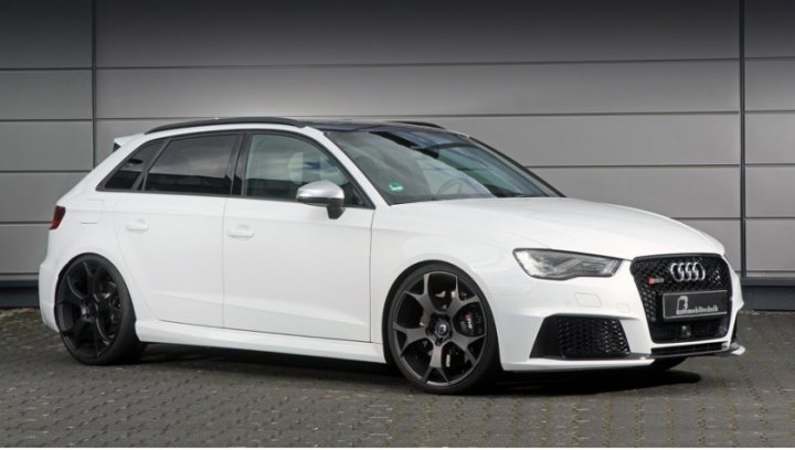 Тюнингованная пятидверка Audi RS3, которая легко превышает 300 км/ч, — нечастое явление.