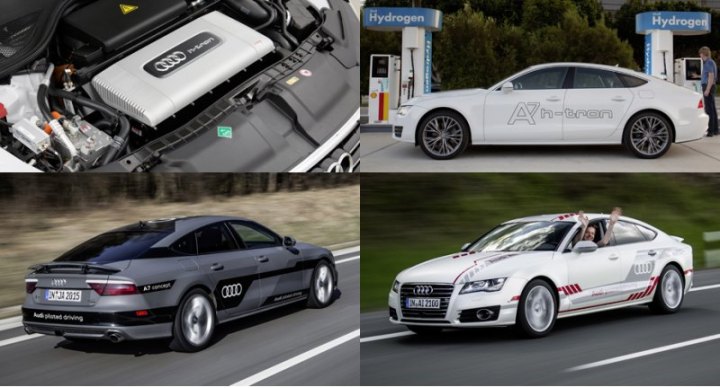 Модель A7 также послужила основой для концепта Sportback h-tron quattro на топливных элементах и…