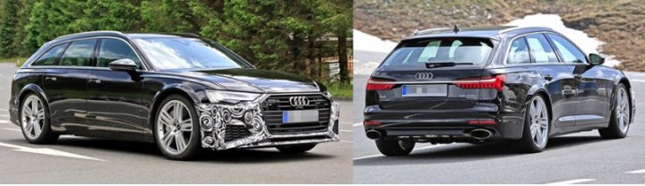 Перед нами «мул» ? перекроенный кузов от Audi A6 55 TFSI, накрывающий агрегаты версии RS6 Avant. У…