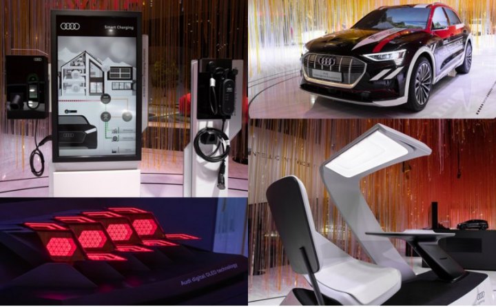Не забыты фирмой Audi на шоу CES связь электромобиля с «умной» электрической сетью, а еще…