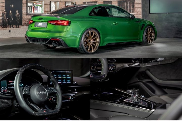 Для Audi RS 5 спецы из Кемптена предлагают расширенную отделку углепластиком, которым украсят…