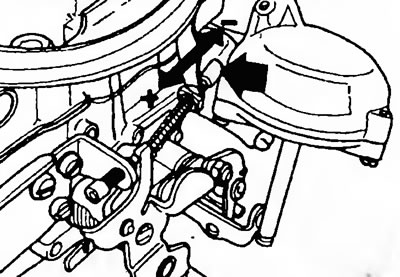 Рис. 9. Регулировка ускорительного насоса