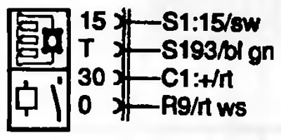 К23. Реле устройства предварительного подогрева впускного коллектора