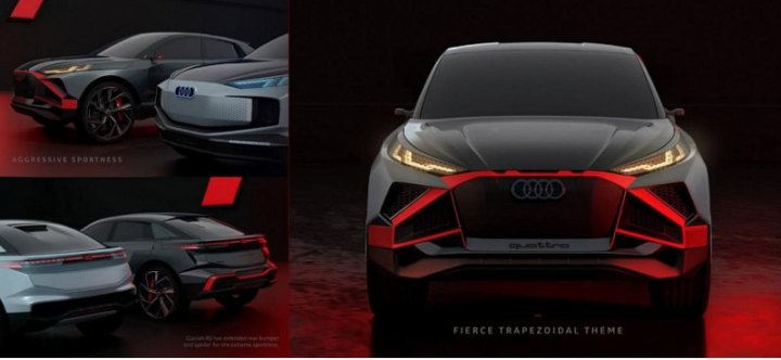 В Сети появился рендер на водородный кроссовер Audi Glaciah H-Tron