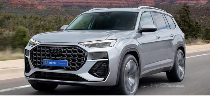 Рендеры нового премиум-кроссовера Audi Q6 опубликованы в Интернете