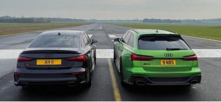 Сможет ли Audi RS3 победить RS6 в дрэг-рейсинге?