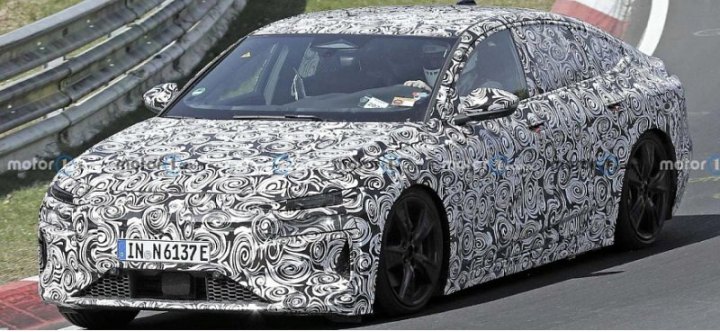 На тестах замечен прототип электрического седана Audi A6 E-Tron