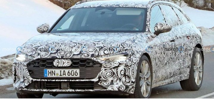 В Сети появились фотографии универсала Audi A4 Avant 2023 модельного года
