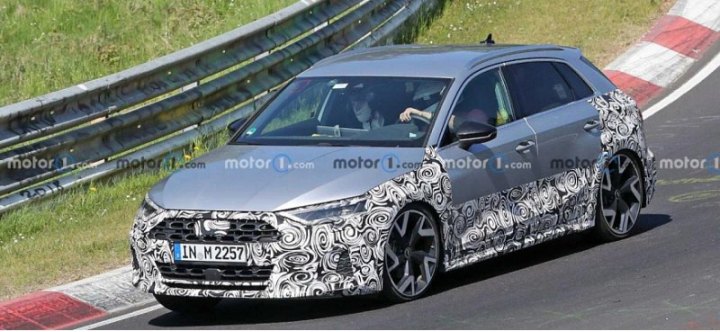 На Нюрбургринге запечатлен прототип вседорожного  Audi A3 Allroad/A3 Allstreet