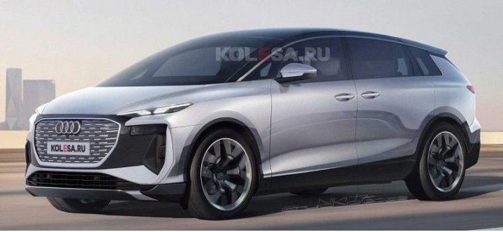 Новый роскошный минивэн от Audi показан на неофициальном рендере