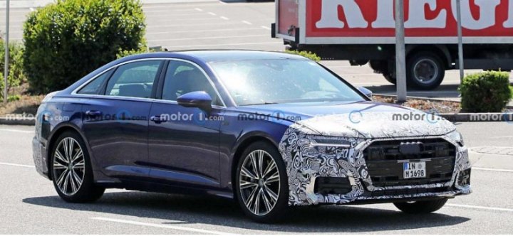 На тестах замечен прототип обновленного седана Audi A6 в версии S Line