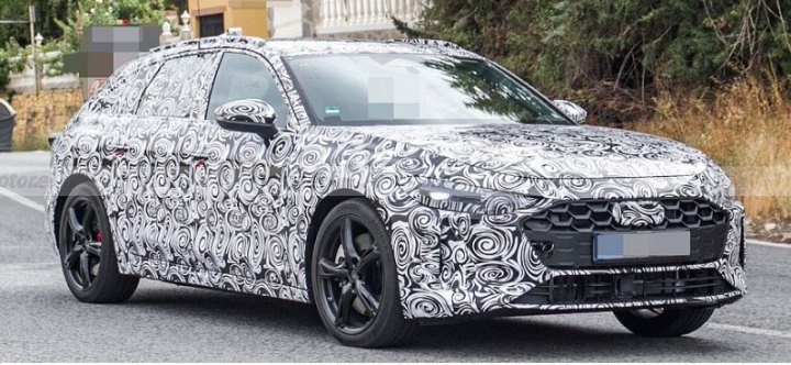 Новое поколение Audi RS 4 Avant поддается электрификации с подключаемой гибридной технологией
