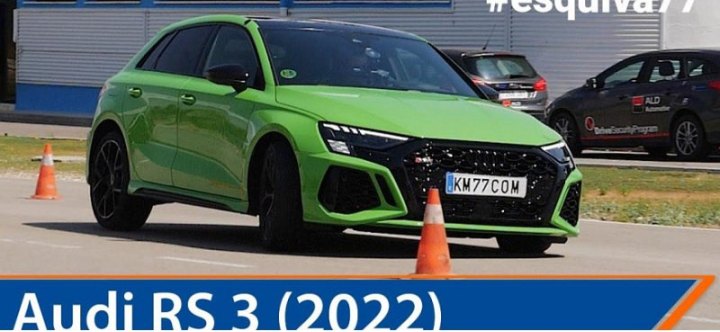 Хэтчбек AUDI RS 3 2022 года не прошёл проверку «лосиным тестом»