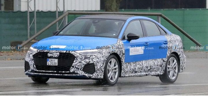 На тестах замечен прототип Audi A3 2024 модельного года