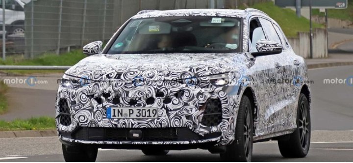 Прототипы Audi Q5 и SQ5 2024 года попали на камеру на трассе Нюрбургринг