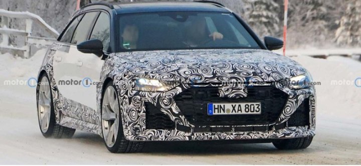 Компания Audi тестирует свой самый мощный универсал Audi RS6 Avant