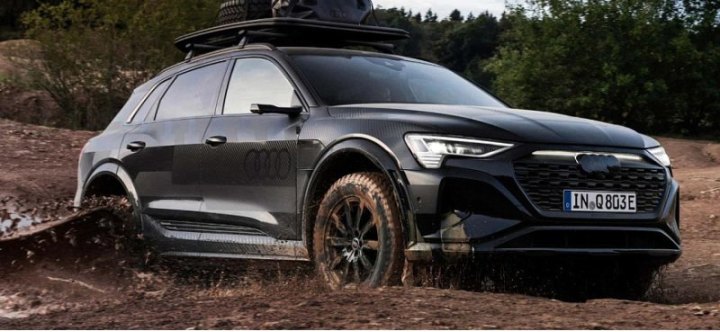 Что умеет раллийная версия флагманского кроссовера Audi Q8 E-Tron