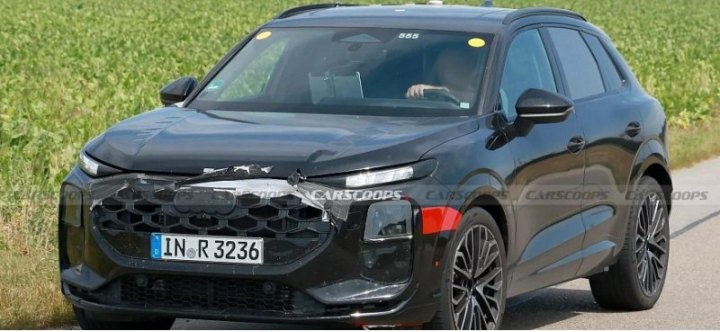 На тестах замечен прототип обновленного кроссовера Audi Q3
