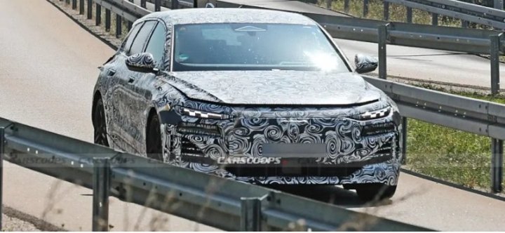 На тестах замечен прототип электрического универсала Audi RS6 E-Tron Avant