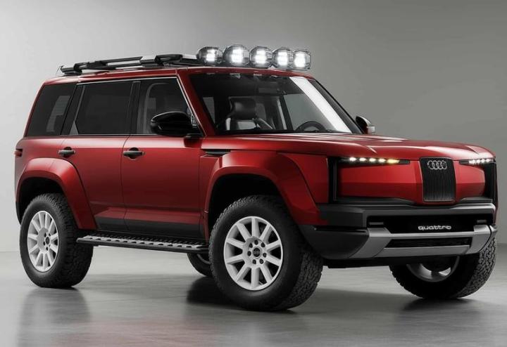 Концепт-арт нового рамного внедорожника Audi