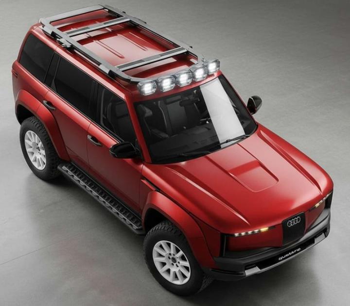 Концепт-арт нового рамного внедорожника Audi