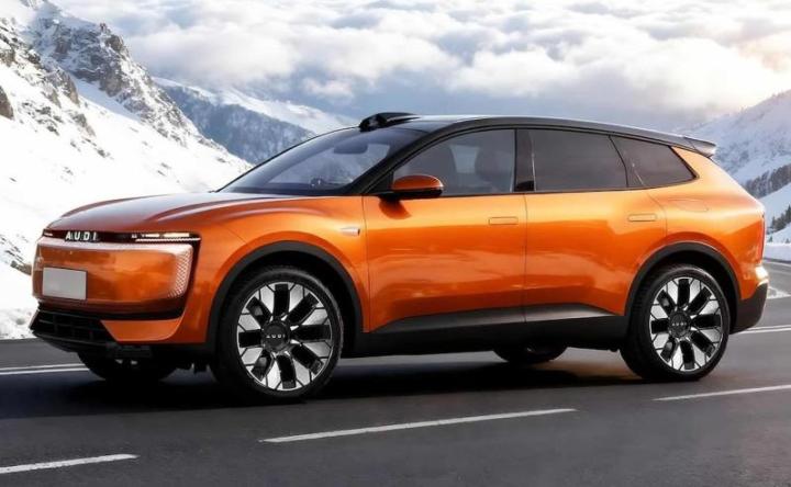 Новый кроссовер AUDI без колец раздели, избавив от камуфляжа