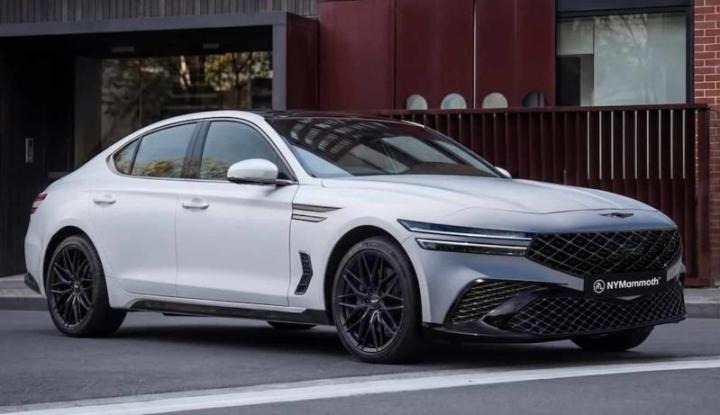 Genesis G70 нового поколения (рендер)