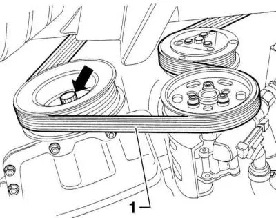 5. Remove the lower engine compartment cover, refer to subsection Removal and installation the…