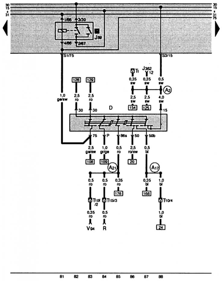 Включатель стартера, реле разгрузки Х-контакта.