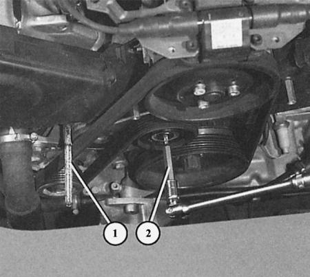 Как снять ремень ауди а4 б5 Replacing the V-belt and V-ribbed belt (Audi A4 B5, 1994-2001, petrol / Electric