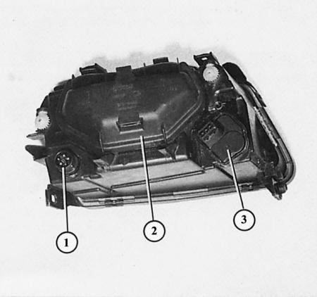 Как снять фару ауди а4 б5 Replacing headlight bulbs (Audi A4 B5, 1994-2001, petrol / Electrical equipment 