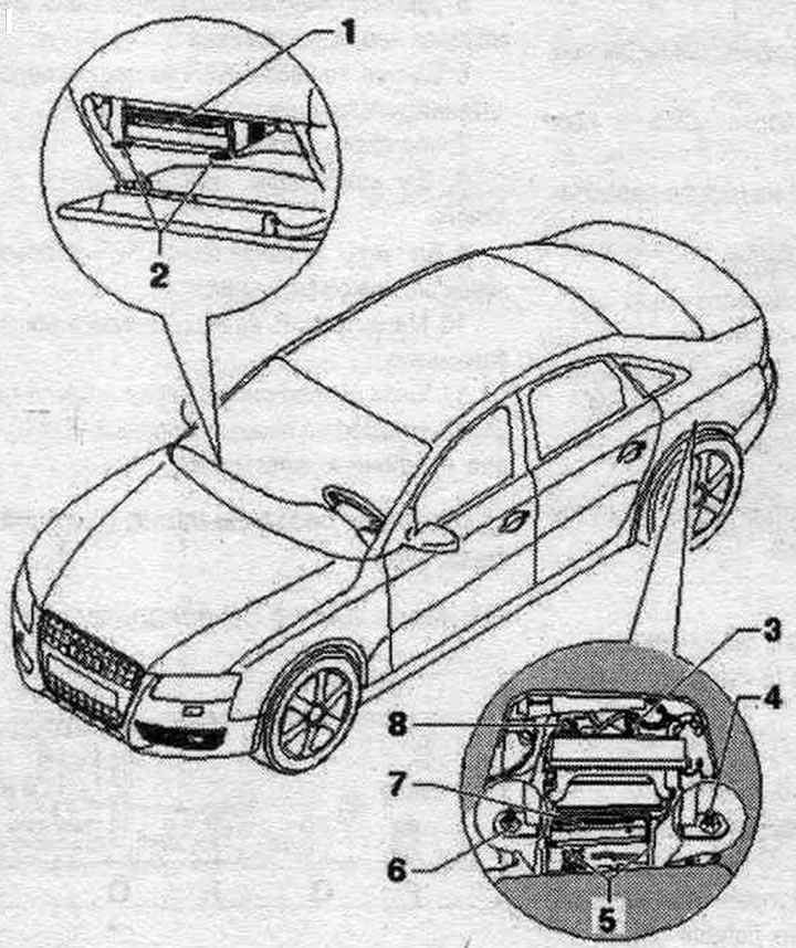 1. Używany system nawigacyjny z napędem CD «J401» (MMI basic plus Navigation).