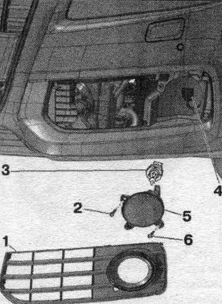 1. Рашотка паветразаборніка.