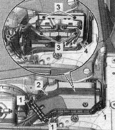 1. Болт, 3,5 Нм.