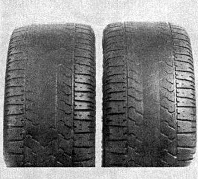 Jako trošenje srednjeg dijela gaznoga sloja