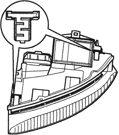 Ventilacijski elementi na dnu prednjeg svjetla